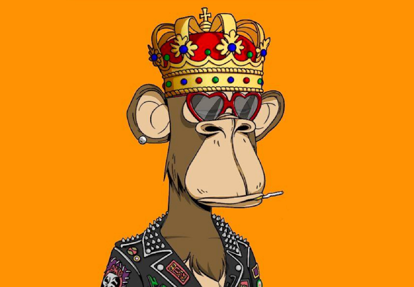 Bored-Ape-Yacht-Club-#7698-king-Ape