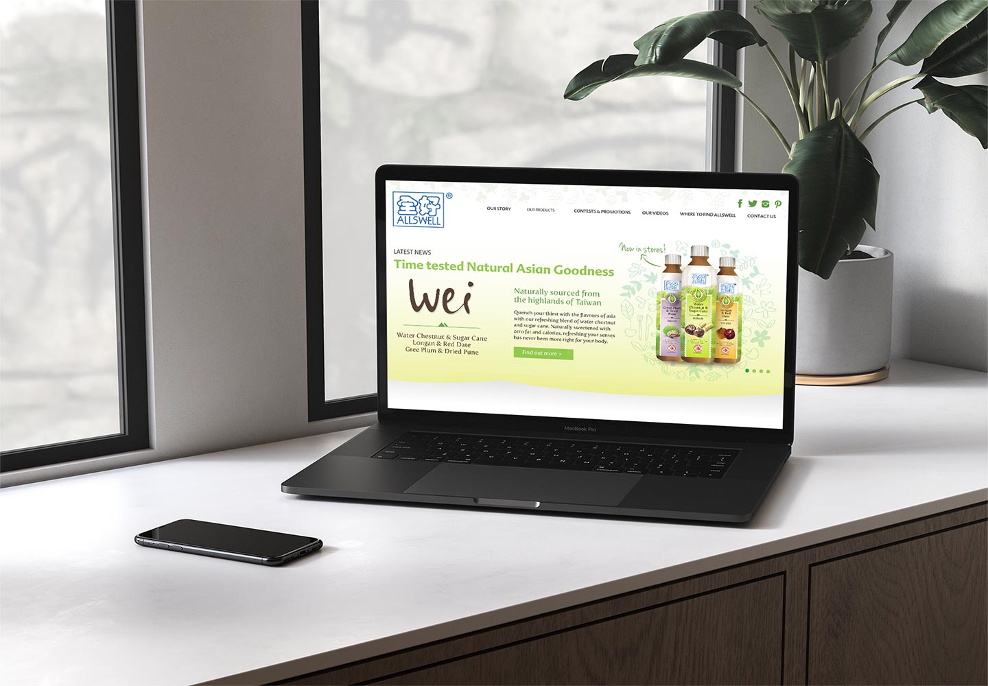 Brand Consultancy in FMCG Industry. Website Design for Allswell.