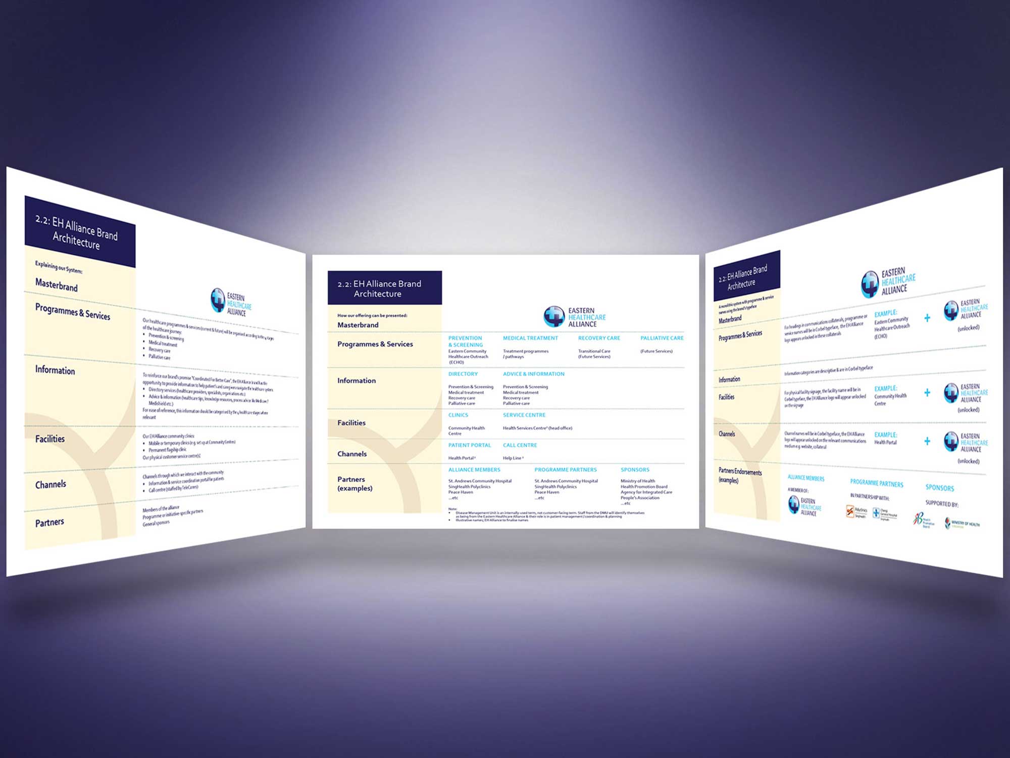 Brand Consultancy in Healthcare Industry. Brand Architecture for Eastern Health Alliance.