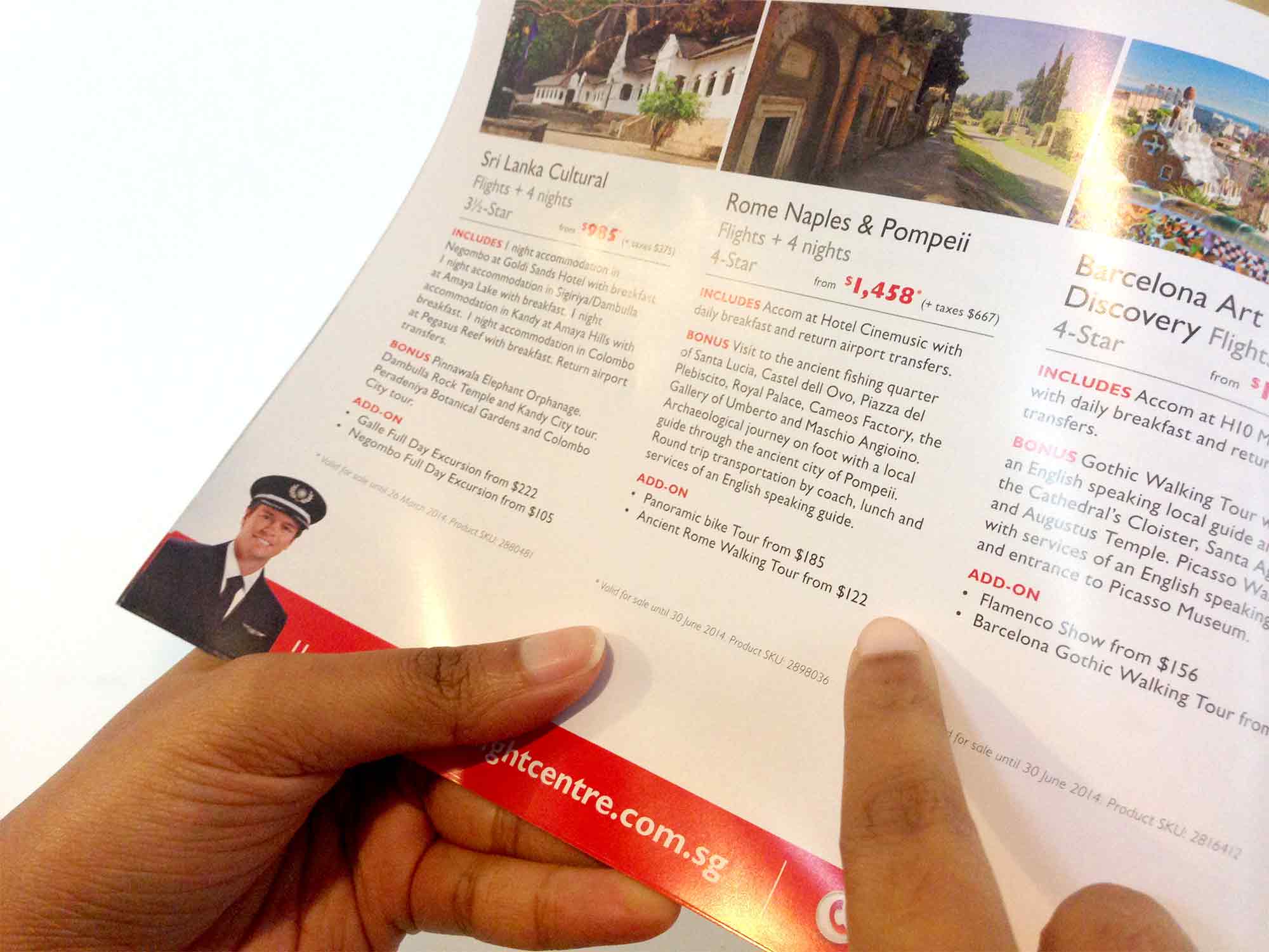 Brand Consultancy in Hospitality Industry. Brochure for Flight Centre.