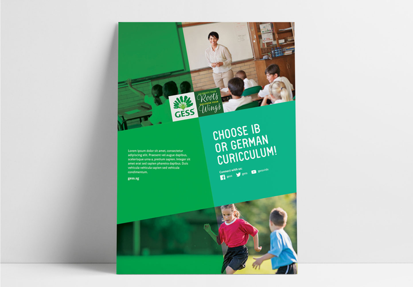 Brand Consultancy in Education Industry. Poster for GESS.