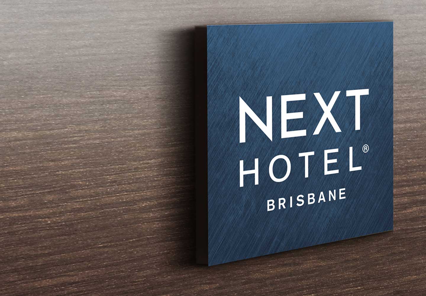 Brand Consultancy in Hospitality Industry. Logo design for Next Hotel.