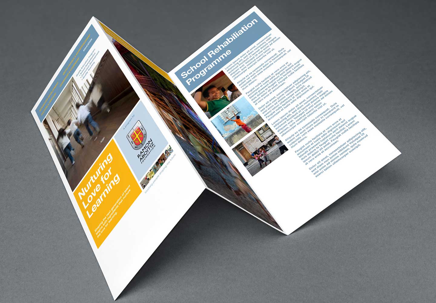 Brand Consultancy in Non-profit Industry. Brochure for RAFI.