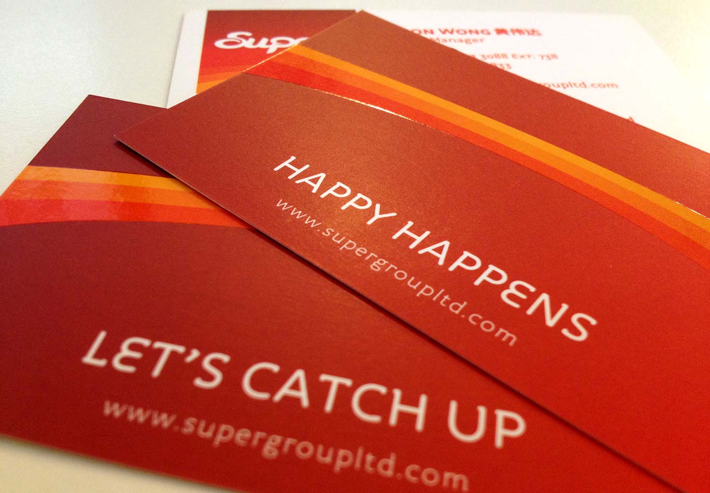 Brand Consultancy in FMCG Industry. Business Card for Super.