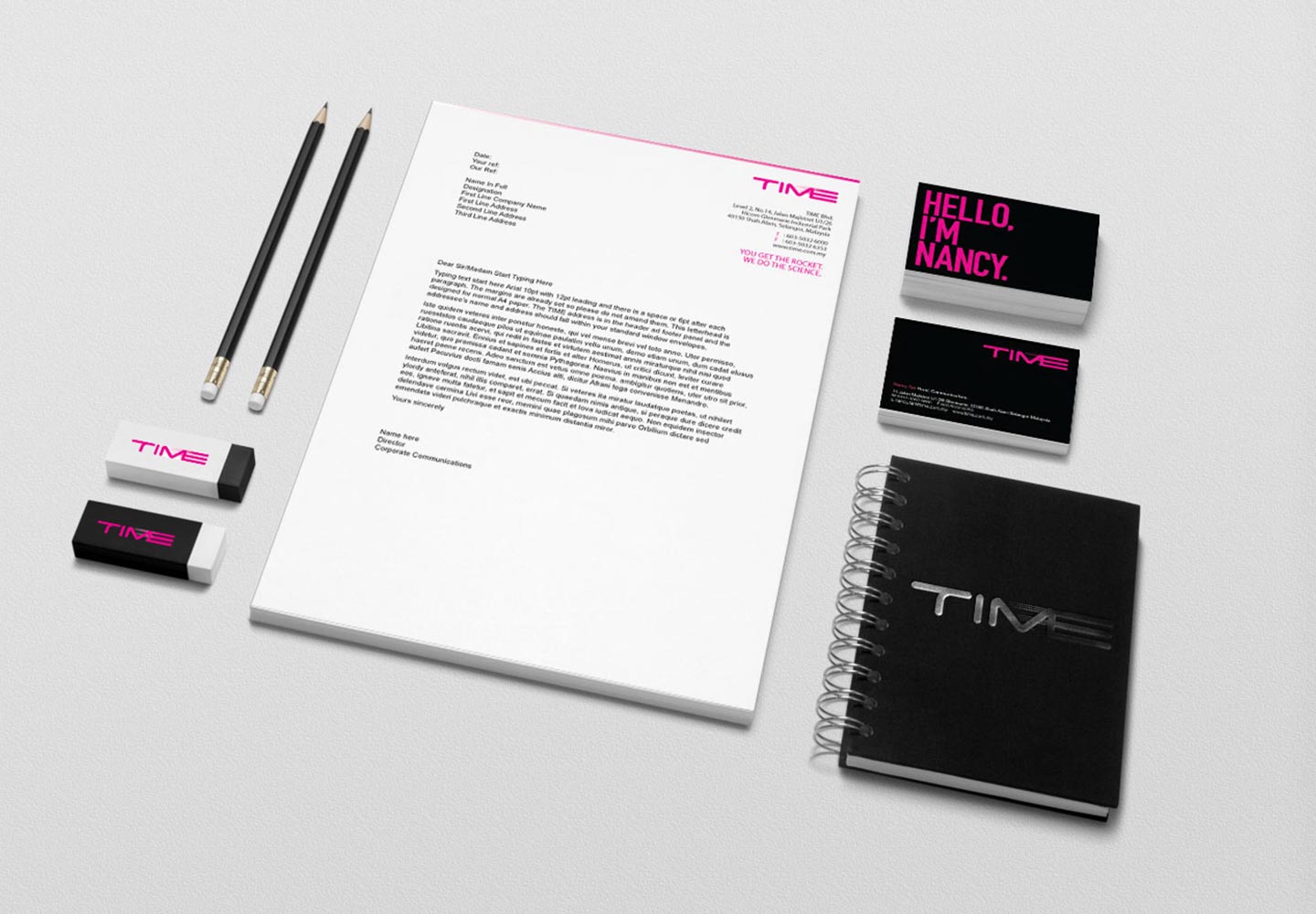 Brand Consultancy in Technology Industry. Corporate Identity for TIME.