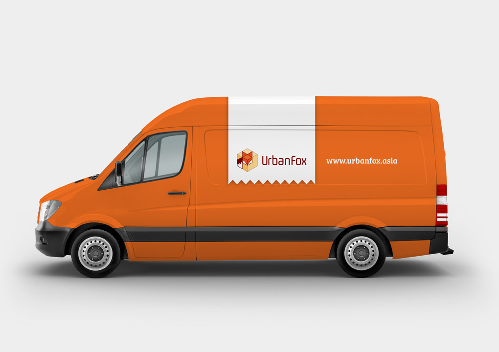 Brand Consultancy in Logistics Industry. Livery Design for UrbanFox
